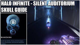 Skull Location on Silent Auditorium Bandana Skull – Halo Infinite Campaign [upl. by Asinet]