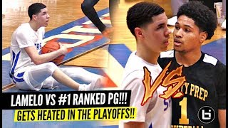 LaMelo Ball vs 1 RANKED PG GETS HEATED Melo Gets TESTED Spire ANOTHER FIGHT [upl. by Haram]