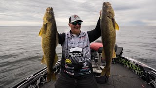 Snap Jigging BIG Green Bay Walleyes  Garmin Livescope [upl. by Brandyn]