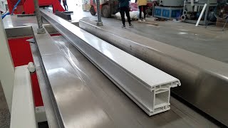 UPVC door and window profiles production line [upl. by Lednek920]