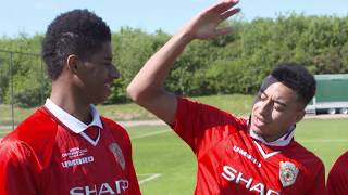 Jesse Lingard and Marcus Rashford recreate Ole Gunnar Solskjærs Champions League winning goal [upl. by Gnni]