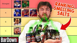 RANKING SMELLING SALTS FROM STRONGEST TO WEAKEST  SNOT ONES [upl. by Kwarteng]