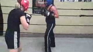 Columbus Ohio Boxing Gym Presents Female Boxing Sparring Workout [upl. by Fruma]