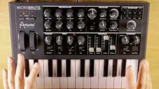 Arturia MicroBrute Analog Synth Demo [upl. by Aciretehs749]