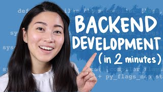 Backend Development explained in 2 minutes  Tech in 2 [upl. by Htevi]