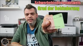 Schwerbehindertenausweis  Grad der Behinderung  Teil 1 [upl. by Melquist]