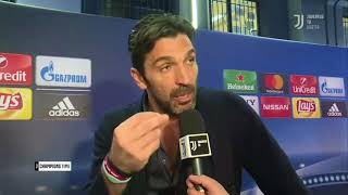 Le lacrime di Buffon dopo Real MadridJuventus 13 quotL arbitro non è un essere umanoquot [upl. by Vasiliki]