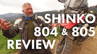 Review Shinko 804 and 805 Adventure Trail Tires [upl. by Ylle100]