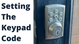 Kwikset Smartcode 888  How To Program The Keypad [upl. by Rebbecca]