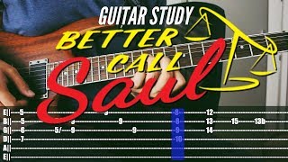 Better Call Saul Theme Guitar Lesson  TAB [upl. by Charissa]