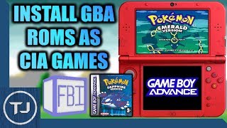 3DS Create amp Install GBA Virtual Console CIAs [upl. by O'Neill]