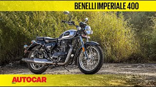 Benelli Imperiale 400 Walkaround and Exhaust Sound  First Look  Autocar India [upl. by Dunham]