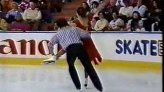 Duchesnay amp Duchesnay FRA  1990 World Figure Skating Championships Free Dance [upl. by Nylorahs]