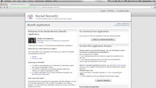 How to Apply for Social Security Retirement Online [upl. by Arymahs]