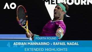 Adrian Mannarino v Rafael Nadal Extended Highlights 4R  Australian Open 2022 [upl. by Nysa758]