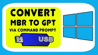 How to convert pendrive MBR partition style into GPT partition style on Windows 10  Convert GPT [upl. by Remliw]