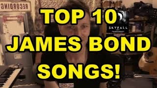 James Bond  Top 10 Bond Songs [upl. by Russ]