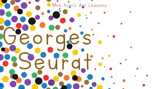 Mrs Kims Art Lesson on Georges Seurat  FREE ACTIVITY [upl. by Anwahsed]