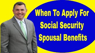 Social Security Spousal Benefits Case of Bob and Jane [upl. by Underwood]