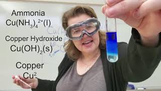 Le Chateliers Principle Part A  CopperII and Ammonia Equilibrium [upl. by Eynaffit]