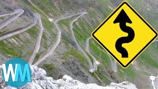 Top 10 Most Dangerous Roads In the World [upl. by Airakaz917]