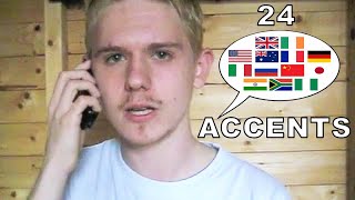 The English Language In 24 Accents [upl. by Lewls]