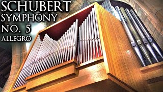 SCHUBERT  SYMPHONY NO 5 ALLEGRO  ORGAN SOLO  JONATHAN SCOTT  KENDAL PARISH CHURCH [upl. by Laira]