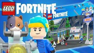 LEGO Fortnite Chaos at Catty Corner  Fortnite Chapter 2 Season 5 LEGO Set  Custom Set [upl. by Nylaf]