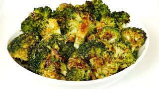 Roasted Broccoli with Garlic and Lemon Recipe [upl. by Hcaz457]