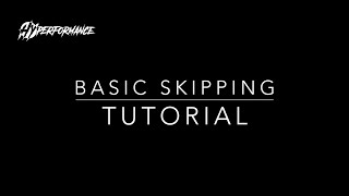 How to Skip  Basic Skipping Tutorial [upl. by Paulie874]