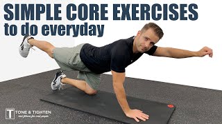 EVERYDAY 5 Simple Home Exercises To Strengthen Your Core [upl. by Cottrell]