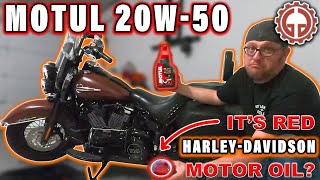 HarleyDavidson Oil Change Motul 20W50 and an UltraCool update [upl. by Jaime]