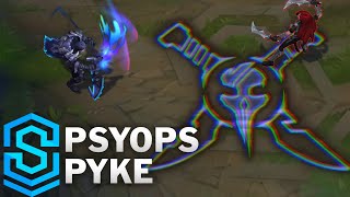 PsyOps Pyke Skin Spotlight  PreRelease  League of Legends [upl. by Anneh]