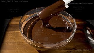 EASY Semi Sweet Chocolate Ganache Recipe [upl. by Peatroy]