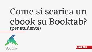 Booktab  Come si scarica un libro studente [upl. by Ardnasirk]