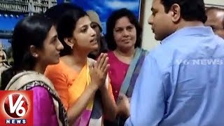 Minister KTR Fires On Collector Amrapali And Commissioner Sruthi Ohja  Warangal  V6 News [upl. by Mueller375]