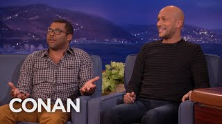 Key and Peele On The Most Annoying Background Extra Ever  CONAN on TBS [upl. by Mcquade]