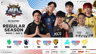 🔴 LIVE  MPL PH S15  FILIPINO  Week 1 Day 2 [upl. by Hillegass]