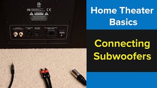 How to Setup a Subwoofer  Home Theater Basics [upl. by Egiarc]