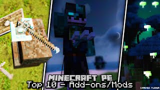 Top 10 Minecraft PE AddonsMods 116  2020 Best MCPE Addons [upl. by Ednil783]