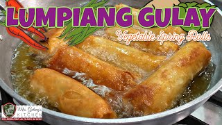 VERY CRISPY LUMPIANG GULAY MrsGalangs Kitchen S12 Ep10 [upl. by Hymen113]