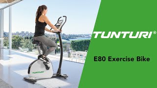 Tunturi Endurance E80 Hometrainer  Fitness Bike  Ergometer EN [upl. by Anewor576]