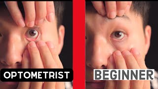 HOW TO put contacts in and out easy version  Optometrist Tutorial [upl. by Ann]