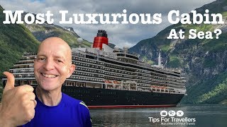 Cunard Queen Victoria Q2 Caronia Master Suite Tour [upl. by Dryden]