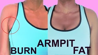 DO this 5 easy exercises to get rid of ARMPIT FAT effective moves to burn armpit fat at home [upl. by Lobell]