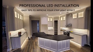 Think about THIS to Install LED Strips Like A Pro [upl. by Asiluj]