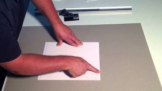 Picture Framing Cutting A Double Mat [upl. by Eimmak]