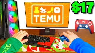 I Bought the CHEAPEST Gaming Setup From TEMU [upl. by Eirelav207]