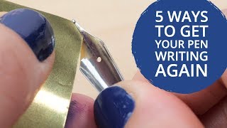 5 Ways to Get Your Pen Writing Again [upl. by Innob325]