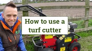 How to use a turf cutter [upl. by Koby542]